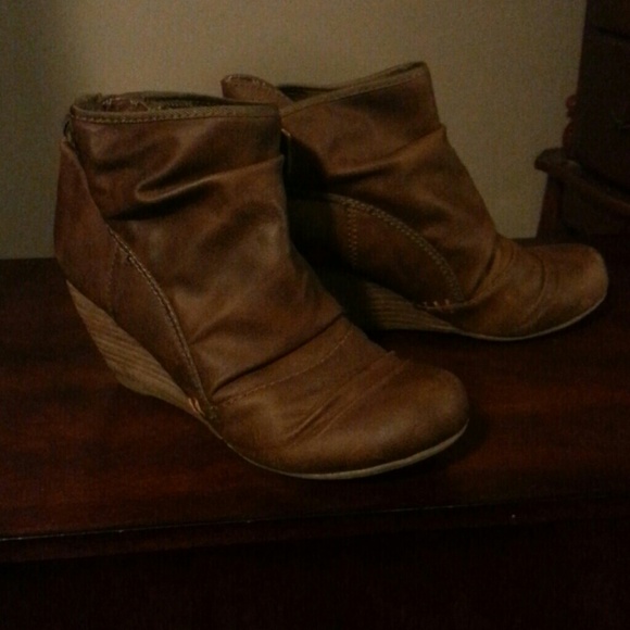 Blowfish wedge ankle boots