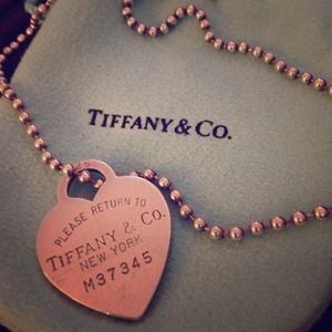 Tiffany & Co. "Dog tag" necklace