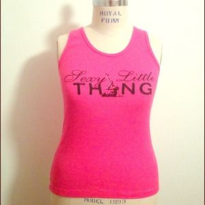 Victoria's Secret sexy little thing pinup tank