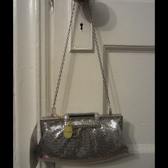 Big Buddha Silver metallic clutch - Picture 2 of 3