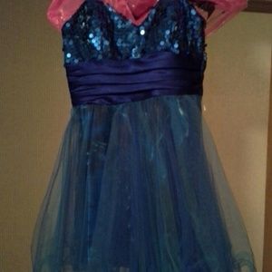 Short poorly prom dress