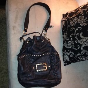 Gold Studded Black Purse👜🎀