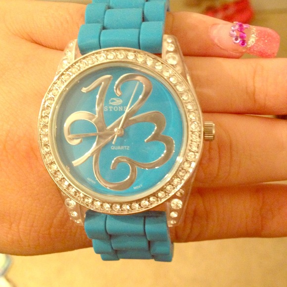Baby blue watch