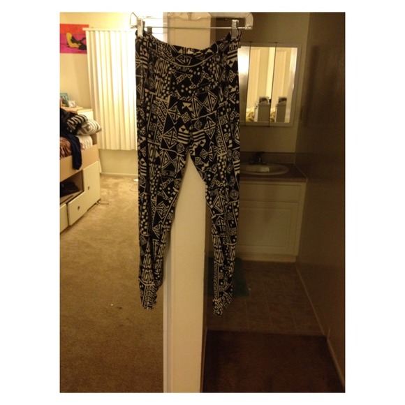 Tribal harem pants.
