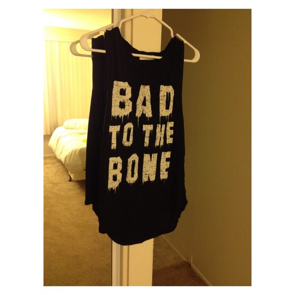 Bad to the Bone women's tank.