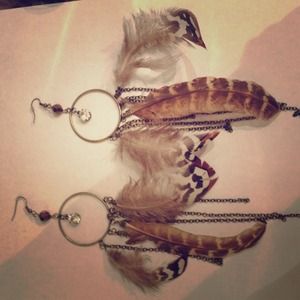 Dream catcher earrings