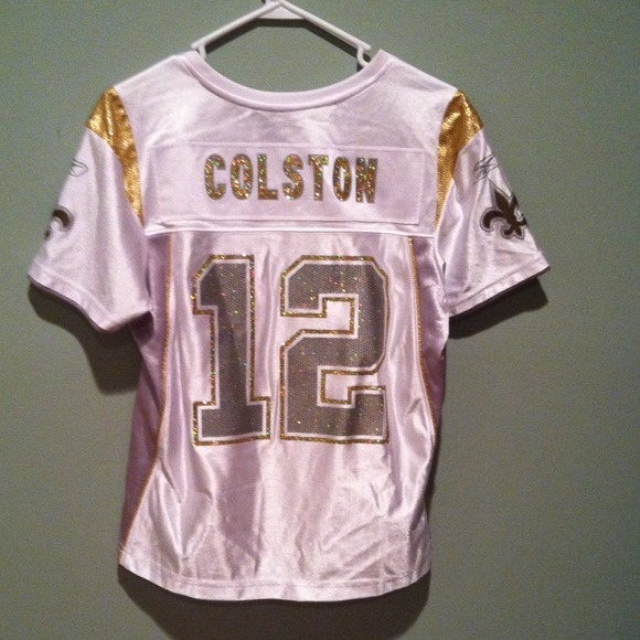 NWT Bedazzled New Orleans Saint Jersey!