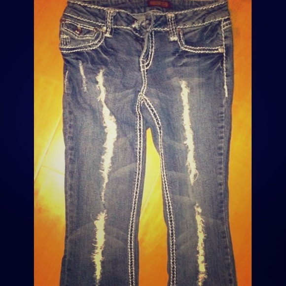 Destroyed Wet Seal jeans