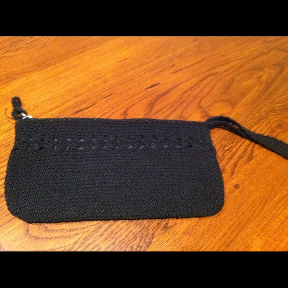 Black Mesh Clutch