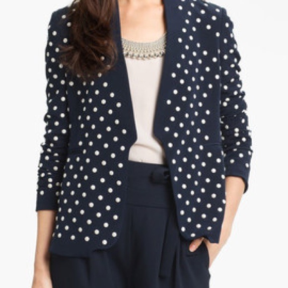 DVF mother of pearl jacket size 4!