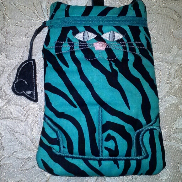 Cat Shaped Cell Phone or Eye Glass Case