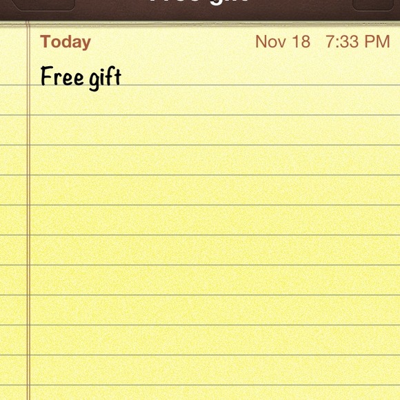 Free gift