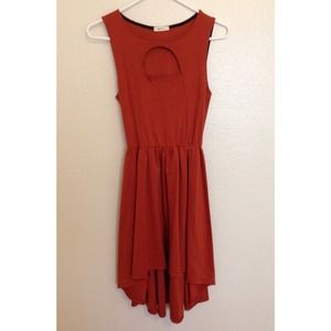 Cut out high low dress - XS/S