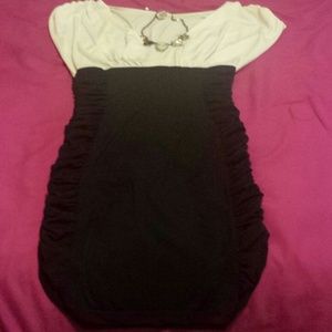 White and Black dress