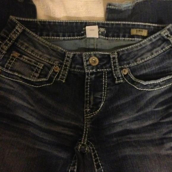 Womens silver aiko jeans 27/35