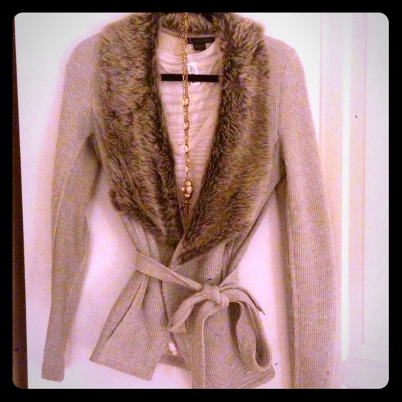 Armani Exchange Wrap Cardigan with