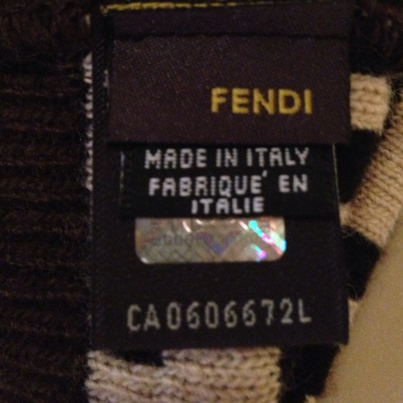 Fendi authentic knit cap