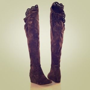 🙊 👢Women's Over the knee Boots Faux Suede