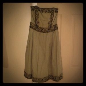 FINAL REDUCTION Strapless Linen French Connection