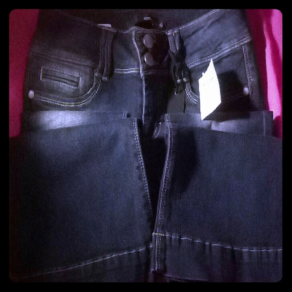 Sneak Peek dark wash flare jeans