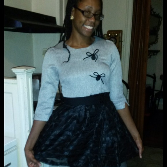 CUTE CELEBRITY STYLE 3/4 sleeve stripe dress !!! - Picture 2 of 3