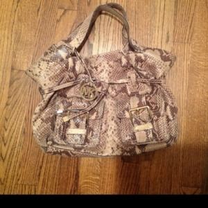 Authentic Mk python purse