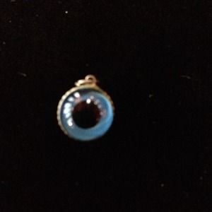 Owl eye pendant