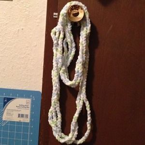 Cute one piece three strand scarf