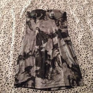 NWOT snake skin club dress.