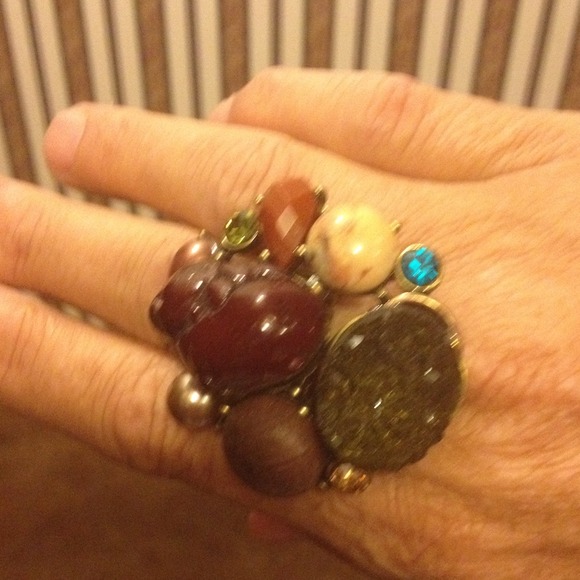 Multistone statement ring - Picture 2 of 2