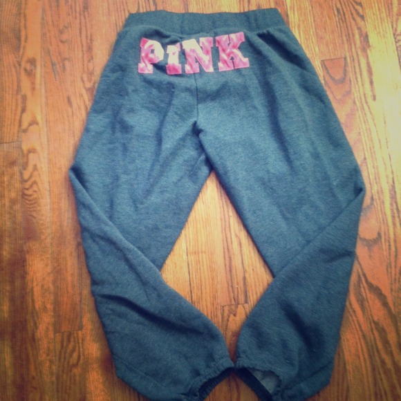 Victoria secret sweat pants.