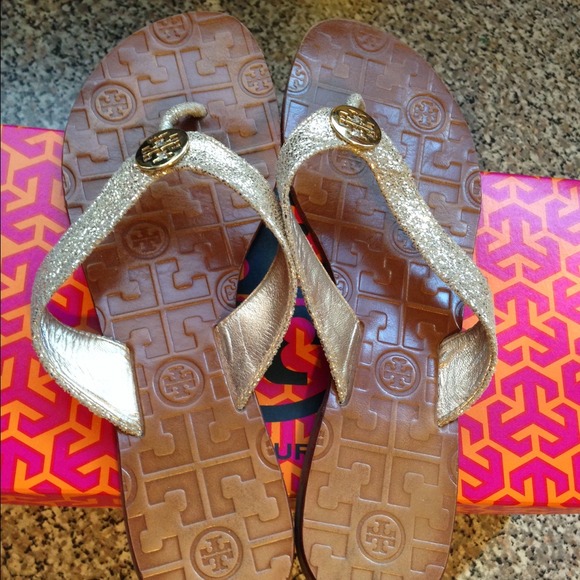 🚫SOLD🚫 Tory Burch thora in GOLD - Picture 2 of 4