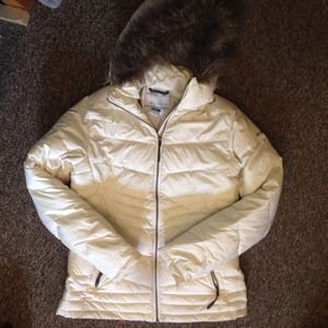 Columbia Women's White Down Parka