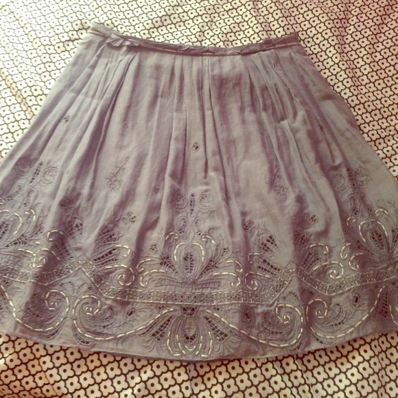 Gray Fashion Skirt