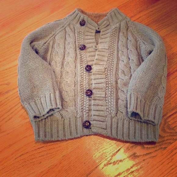 Baby Gap boy grey sweater jacket