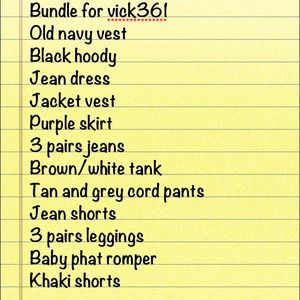 Bundle for vick361