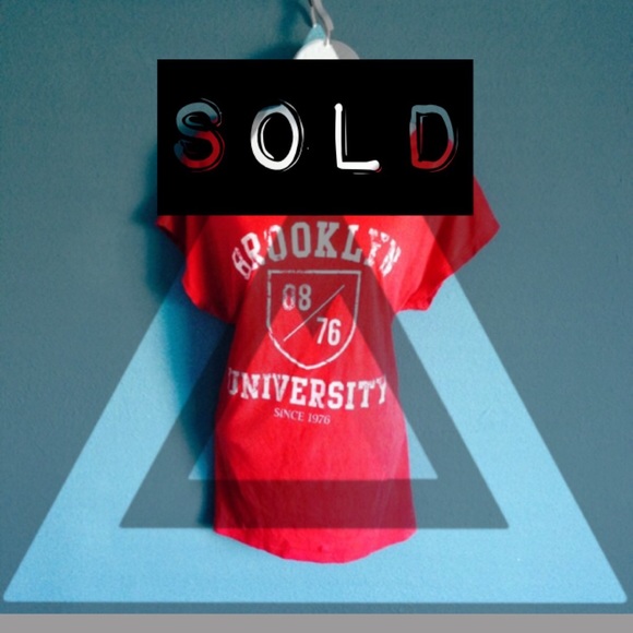 Cotton On baggy red varsity top