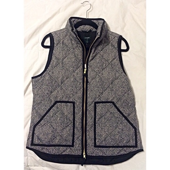 J. Crew Outerwear - J.Crew Herringbone Excursion Vest ‼️LAST CHANCE‼️