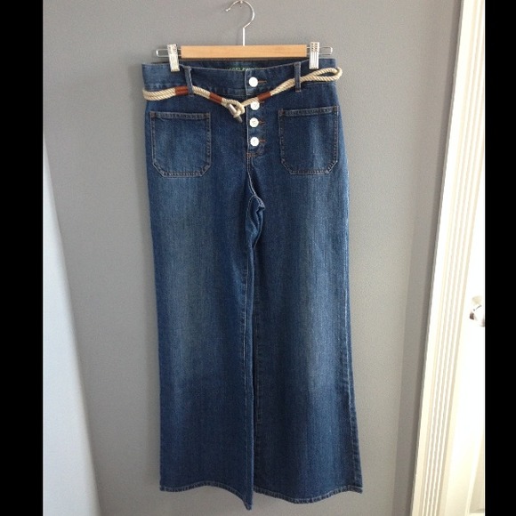✂️Reduced from 35✂️Ralph Lauren wide leg jeans - Picture 2 of 2