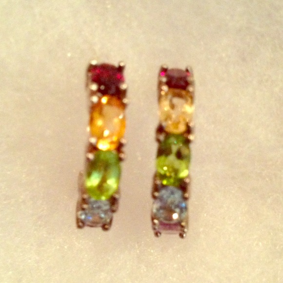 Multi gem hoops