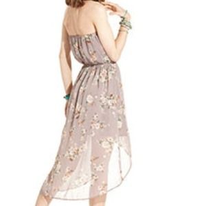 Floral high-low dress