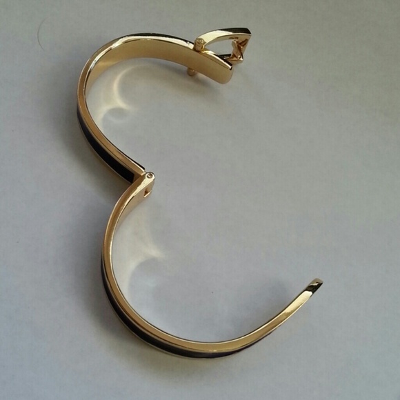 Dark blue enameled buckel bracelet. - Picture 3 of 3