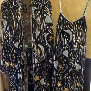 Sequined Dress and Jacket