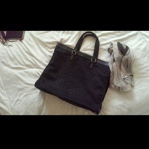 Gucci canvas handbag