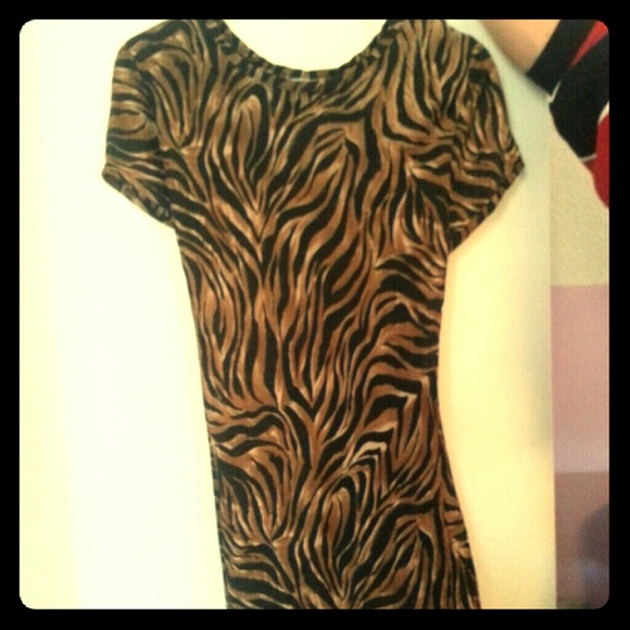 Animal print dress