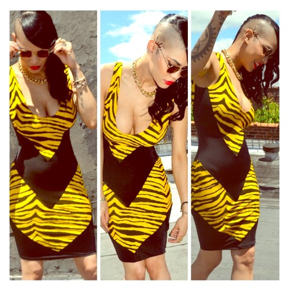 Rue107 animal print dress