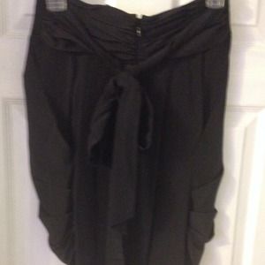 BCBGMAXAZRIA tulip draped skirt