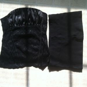 corset and black skirt bundle
