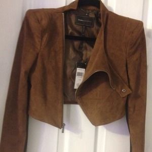 *REDUCED* BCBGMaxAzria Suede Moto Jacket