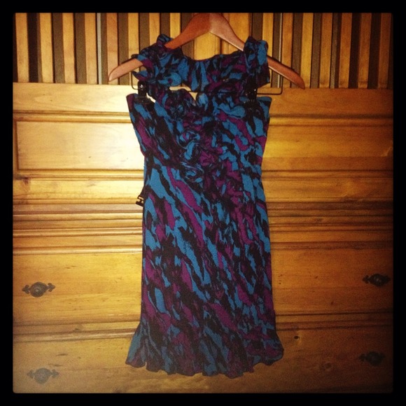 Multi color Bebe dress